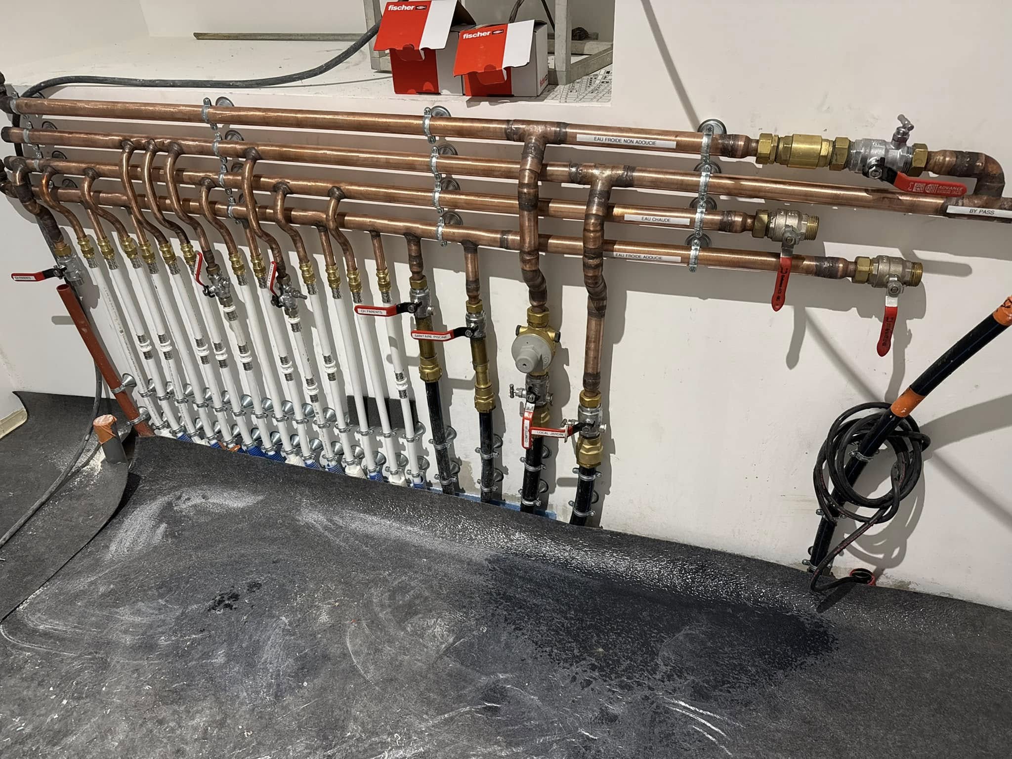 Plancher chauffant - vue 1